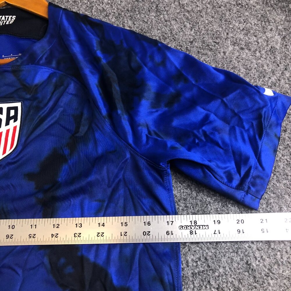 Nike USA 2022/23 Stadium Away Soccer Jersey Mens SMall Blue DN0705 USMNT - Picture 7 of 11
